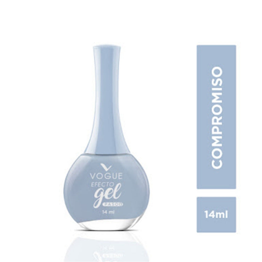 ESMALTE VOGUE EFECTO GEL COMPROMISO FRASCO 14 ML