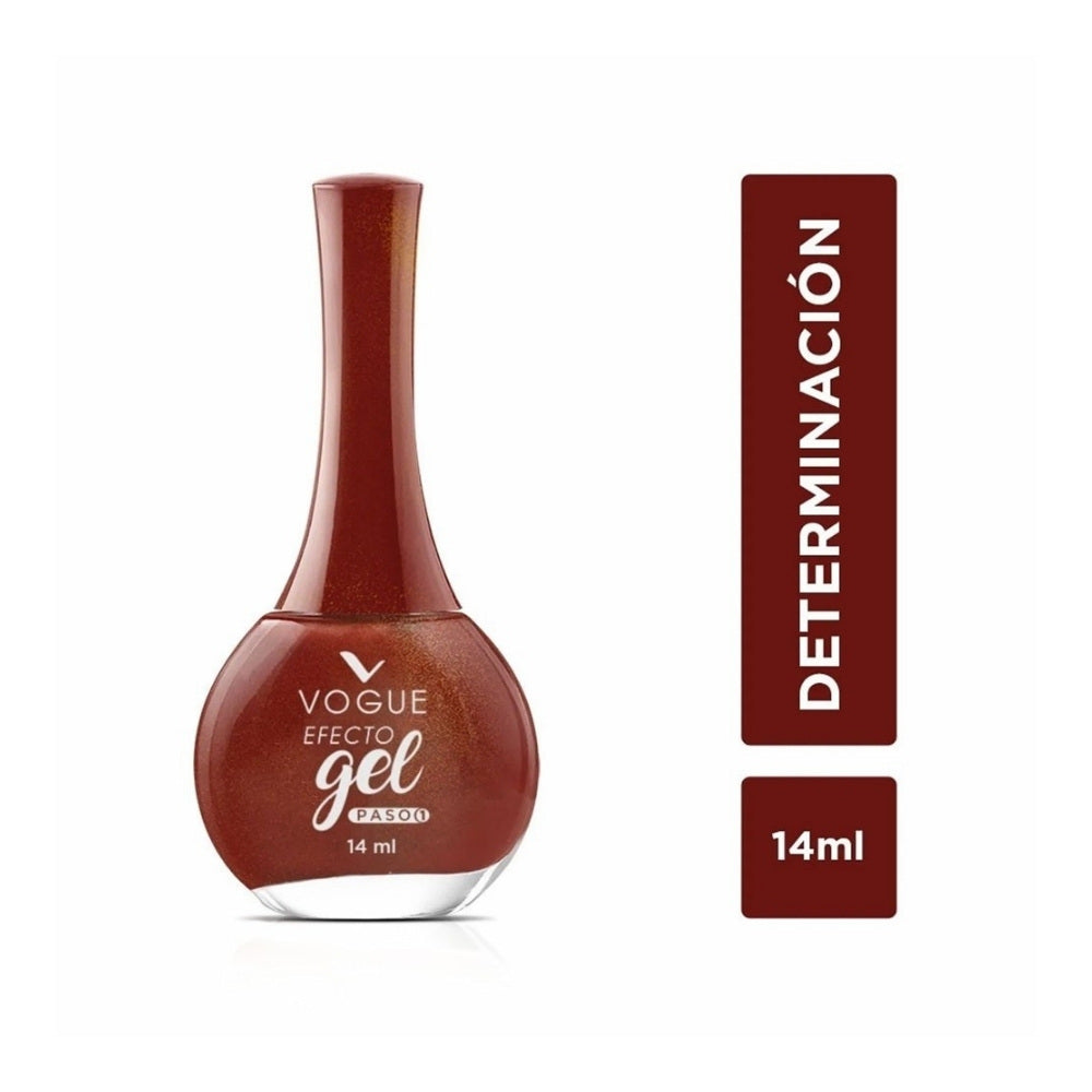 ESMALTE VOGUE EFECTO GEL DETERMINACIÓN FRASCO 14 ML