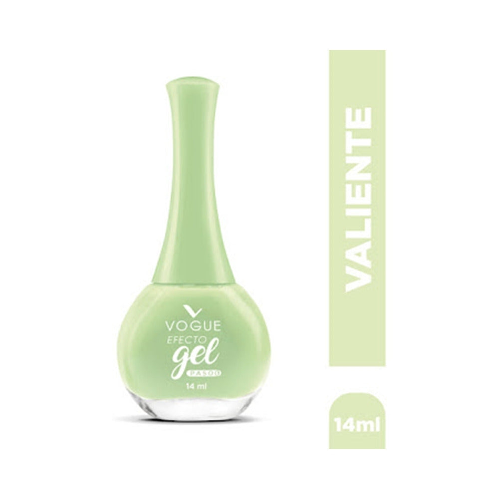 ESMALTE VOGUE EFECTO GEL VALIENTE FRASCO 14 ML