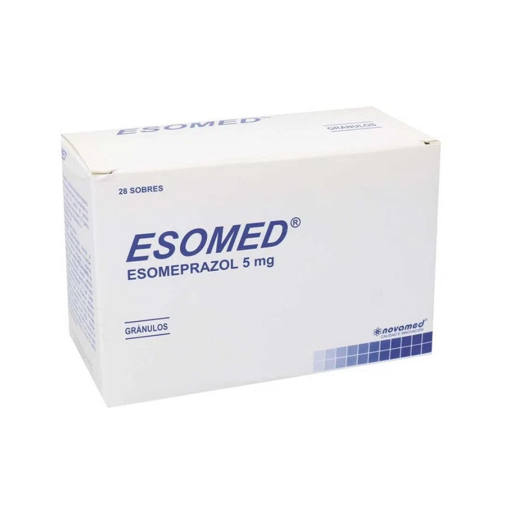 ESOMED SOBRES 5 MG NARANJA CAJA X 28 UNDS