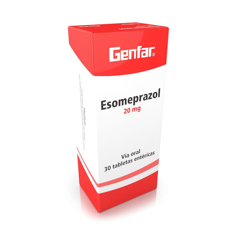 ESOMEPRAZOL GENFAR TABLETAS 20 MG CAJA X 30 UNDS