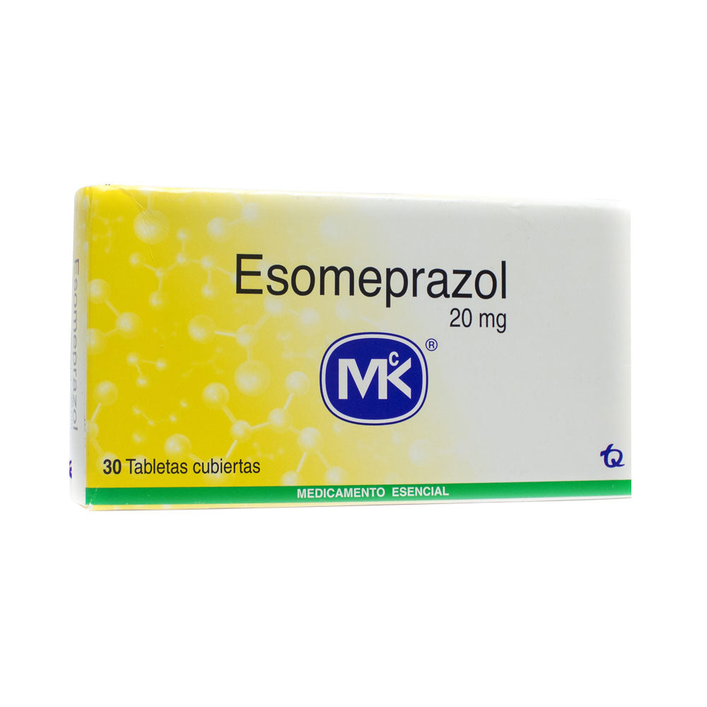 ESOMEPRAZOL MK TABLETAS 20 MG CAJA X 30 UNDS