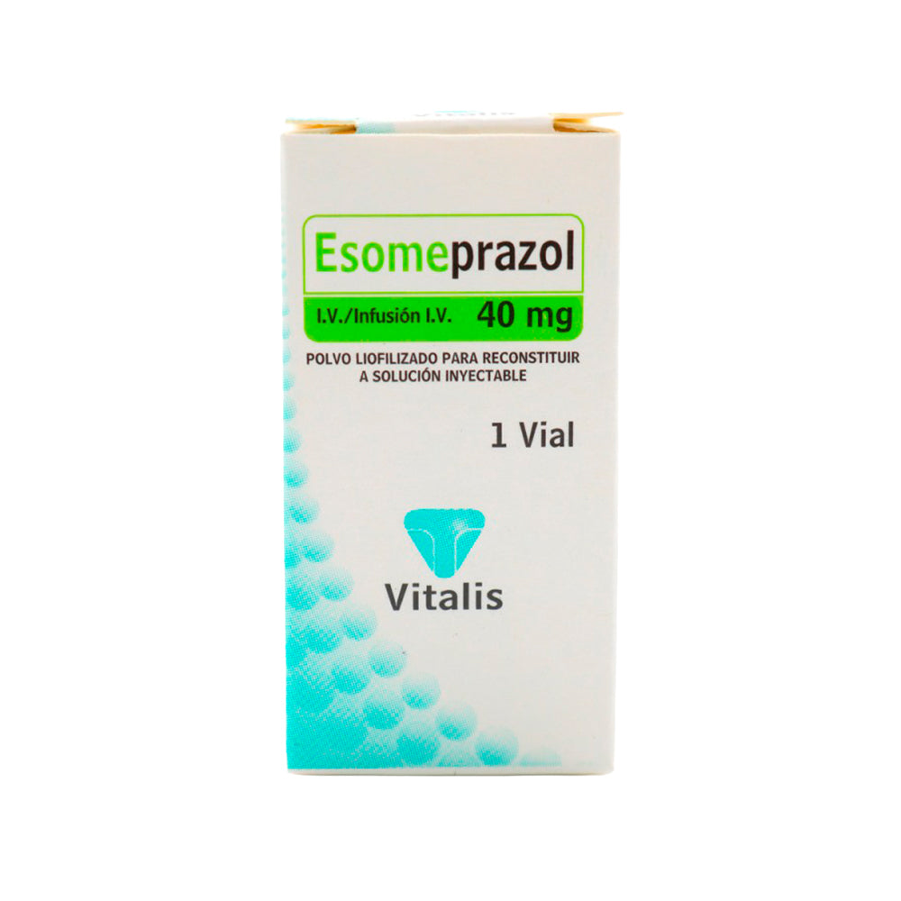 ESOMEPRAZOL VITALIS (RG) POLVO PARA RECONSTITUIR 40 MG CAJA X 1 UND