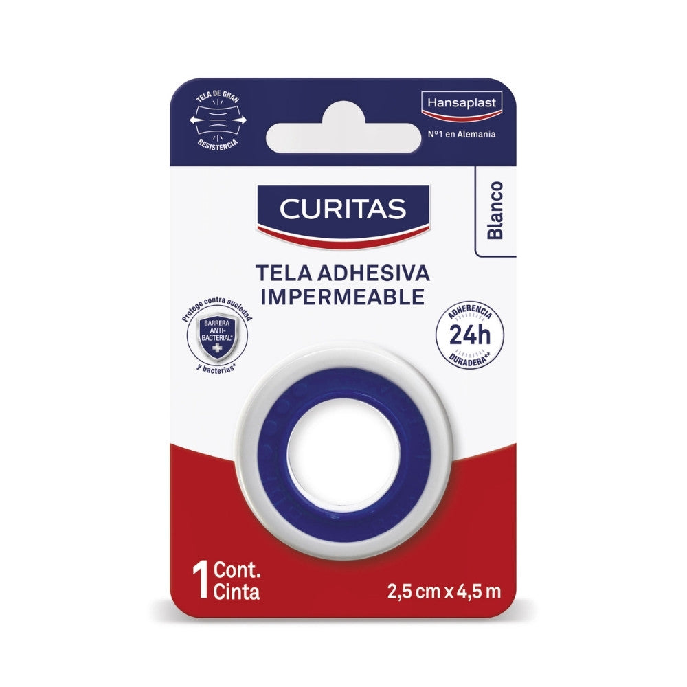 ESPARADRAPO BLANCO 4,5 M X 2,5 CM CAJA X 1 UND
