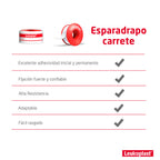 ESPARADRAPO LEUKOPLAST 1/2 X5 YARDAS X 1 UND