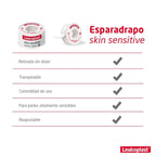 ESPARADRAPO LEUKOPLAST SKIN SENSITIVE 2.5 CM X 2.6 M CAJA X 1 UND