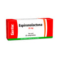 ESPIRONOLACTONA GENFAR TABLETAS 25 MG CAJA X 20 UNDS