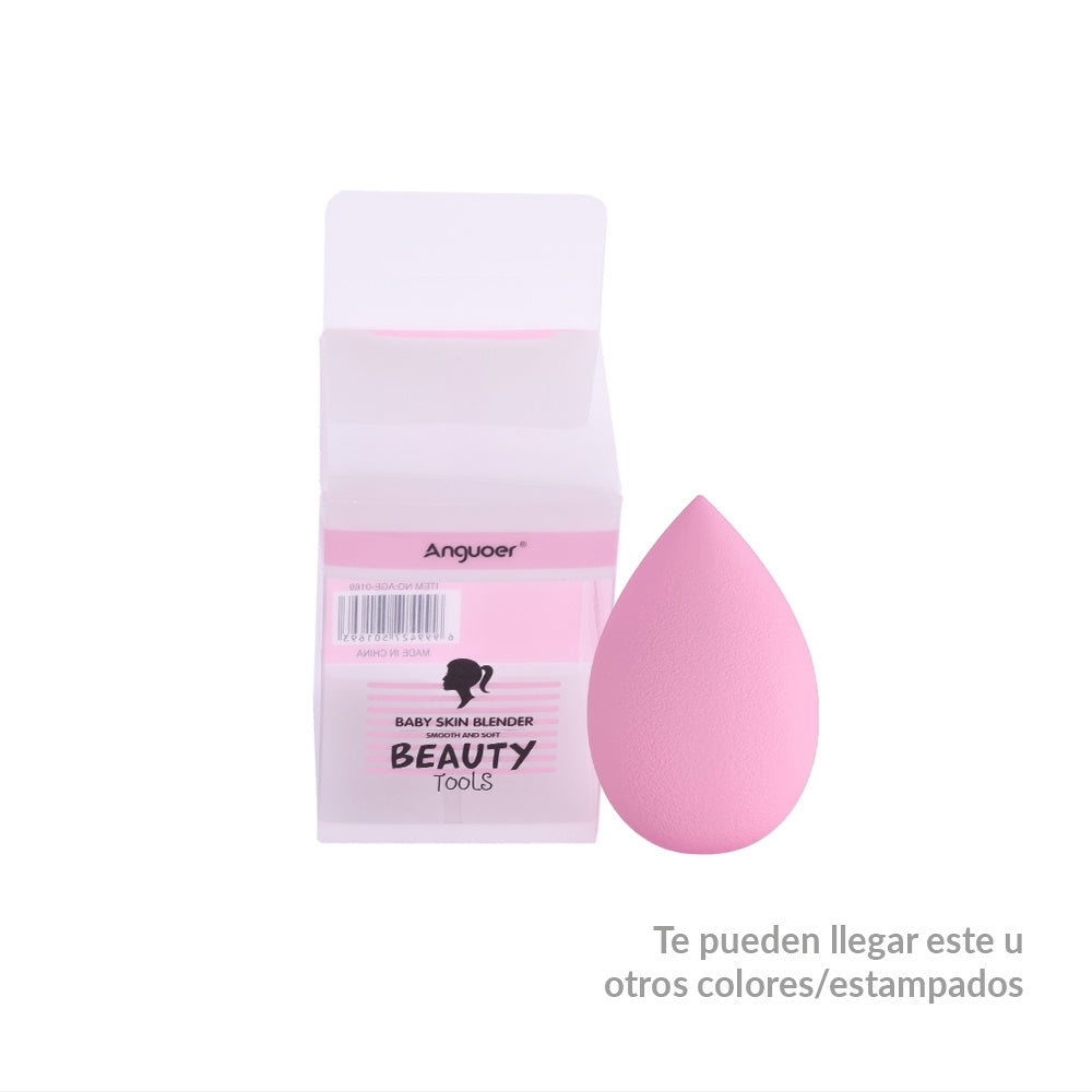 ESPONJA DE MAQUILLAJE BEAUTY BLENDER BOLSA X 1 UND