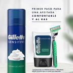 ESPUMA AFEITAR GILLETTE SENSITIVE FRASCO 155 ML