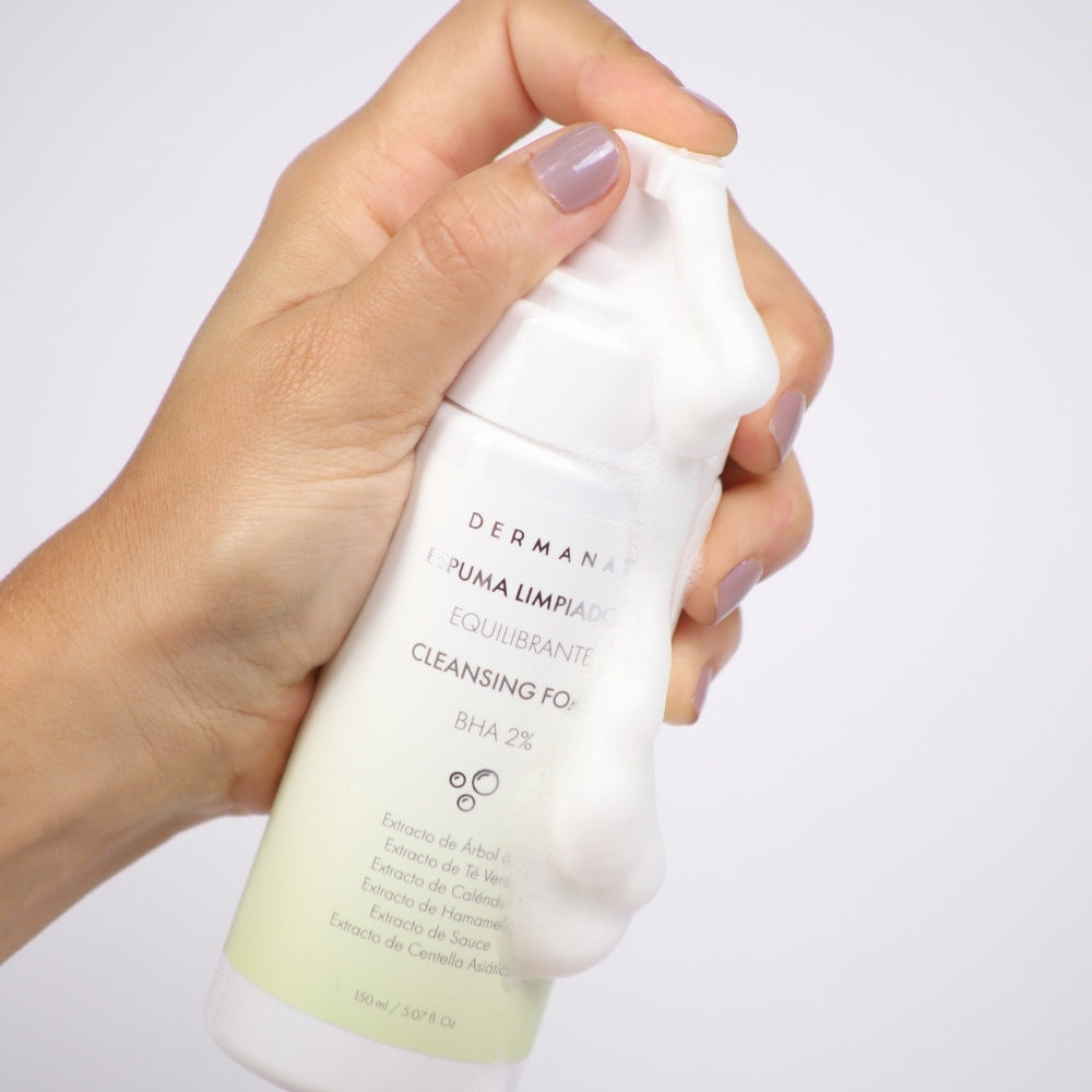 ESPUMA LIMPIADORA EQUILIBRANTE DERMANAT FRASCO 50 ML