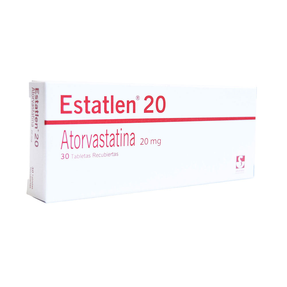 ESTATLEN TABLETAS 20 MG CAJA X 30 UNDS