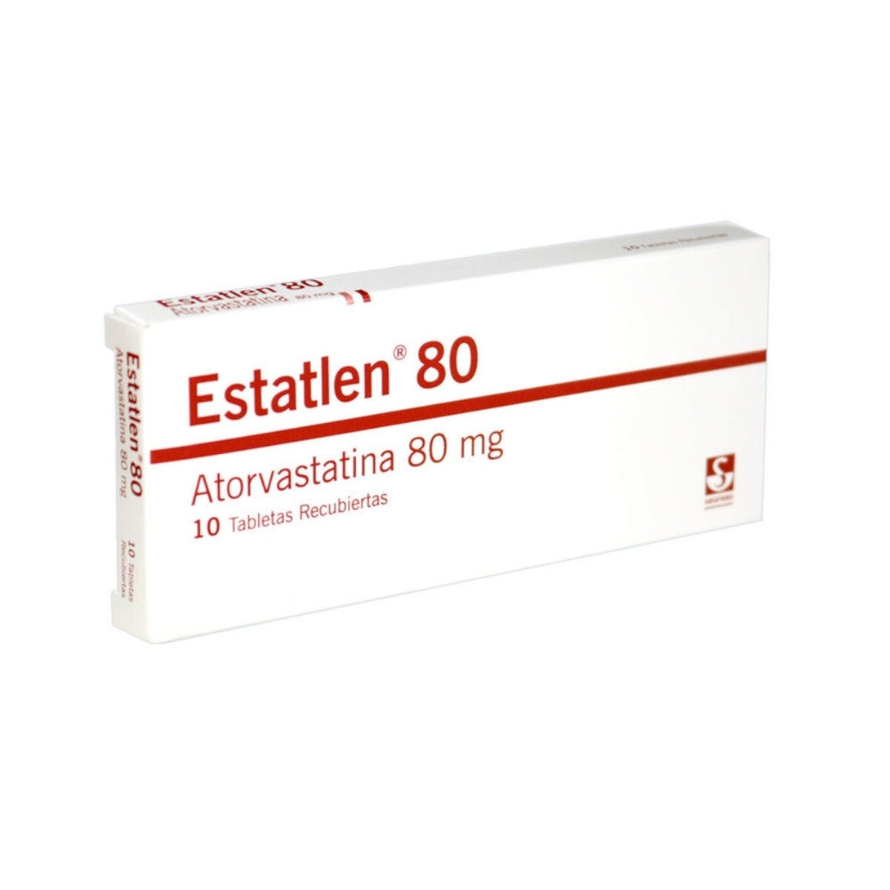 ESTATLEN TABLETAS 80 MG CAJA X 10 UNDS