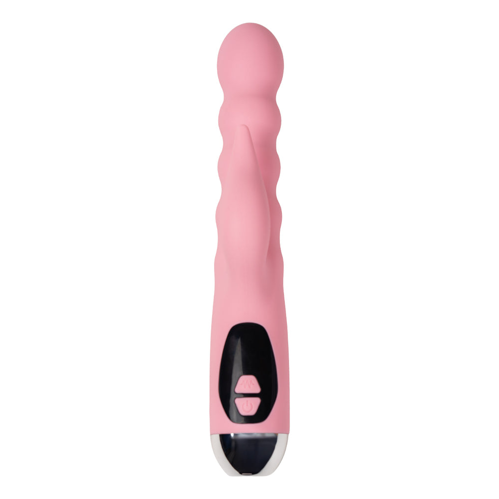 ESTIMULADOR DE PUNTO G Y CLÍTORIS VESSA ROSADO CAJA X 1 UND