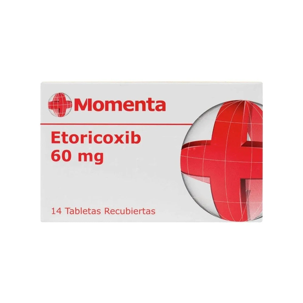 ETORICOXIB MOMENTA TABLETAS 60 MG CAJA X 14 UNDS