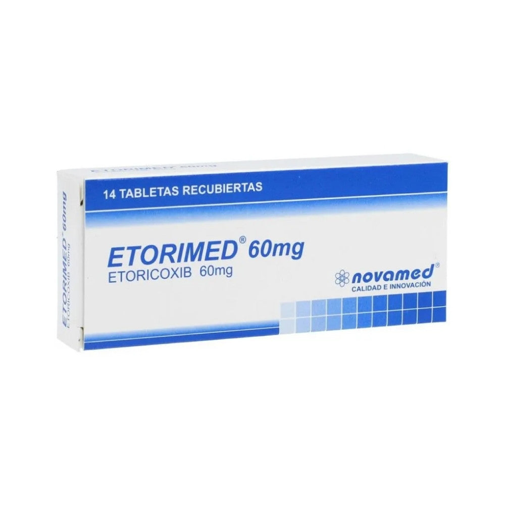 ETORIMED TABLETAS RECUBIERTAS 60 MG CAJA X 14 UNDS