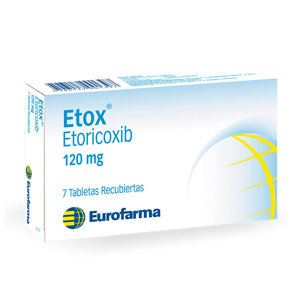 ETOX TABLETAS 120 MG CAJA X 7 UNDS