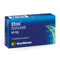 ETOX TABLETAS 60 MG CAJA X 14 UNDS