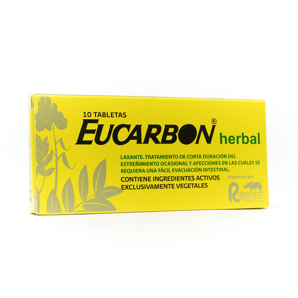 EUCARBON HERBAL TABLETAS CAJA X 10 UNDS