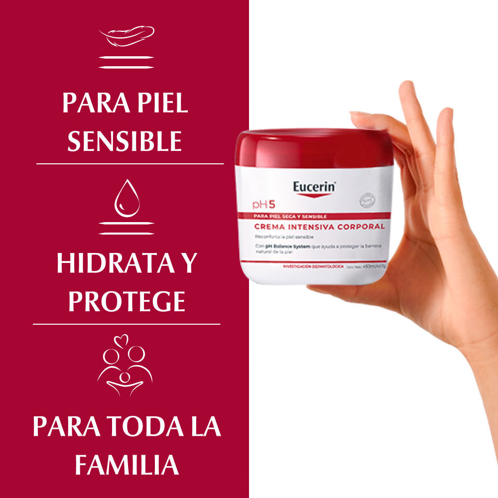EUCERIN BODY PH5 INTENSIVA CREMA POTE 450 G