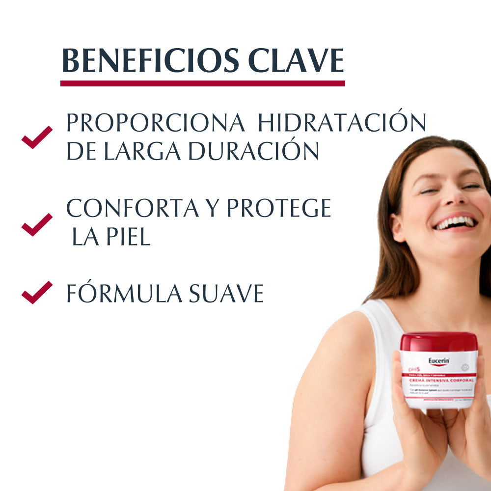 EUCERIN BODY PH5 INTENSIVA CREMA POTE 450 G
