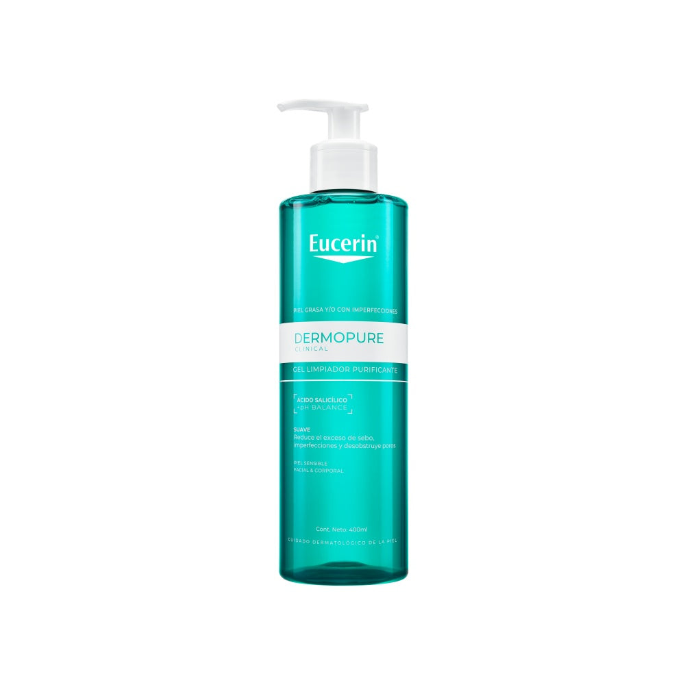 EUCERIN DERMOPURE OIL CONTROL GEL LIMPIADOR FRASCO 400 ML