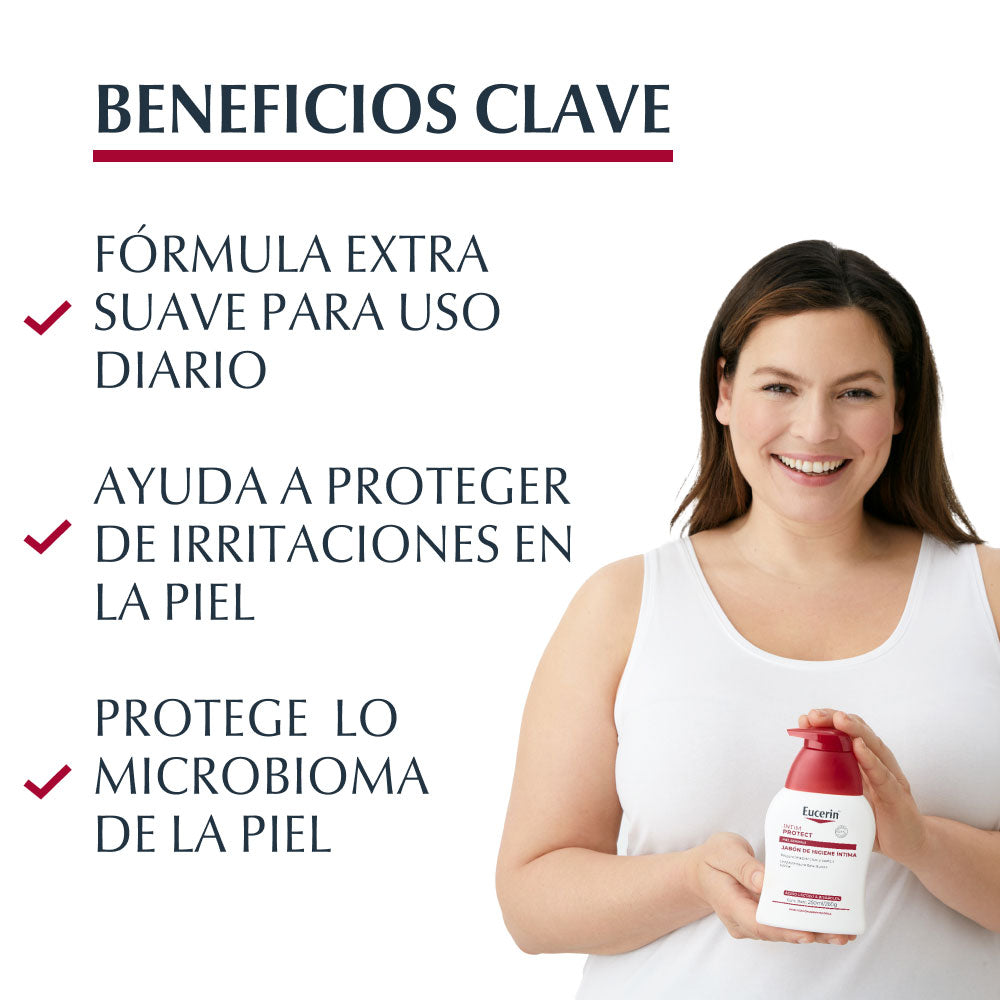 EUCERIN HIGIENE INTIMA JABON LIQUIDO CAJA 250 ML