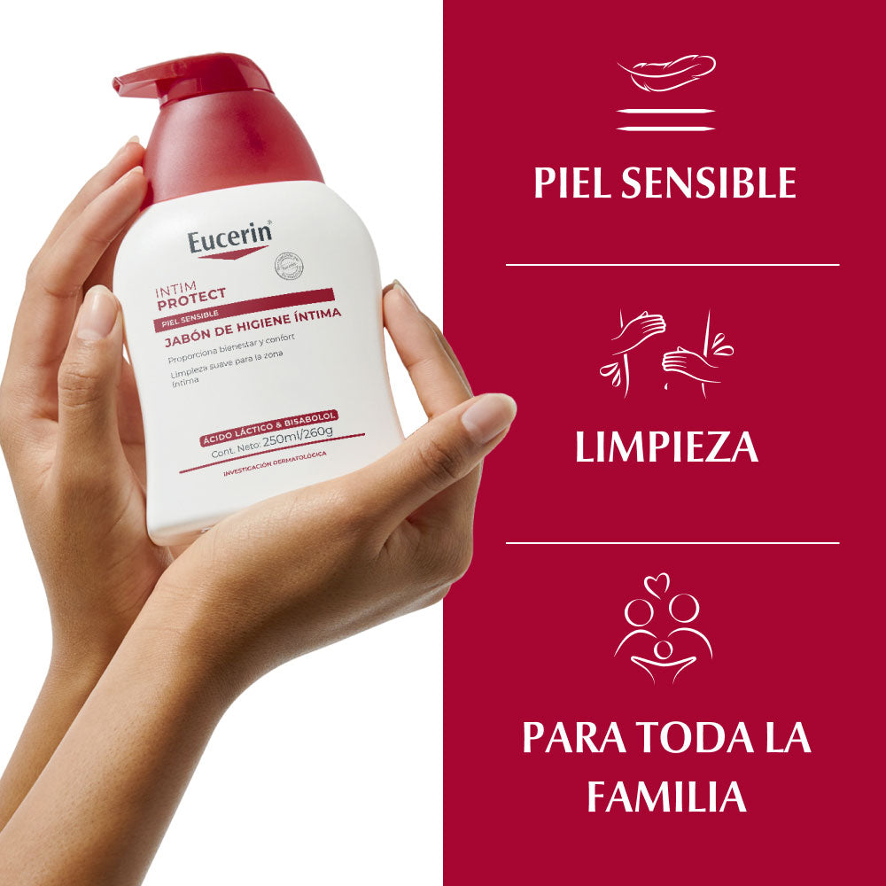 EUCERIN HIGIENE INTIMA JABON LIQUIDO CAJA 250 ML