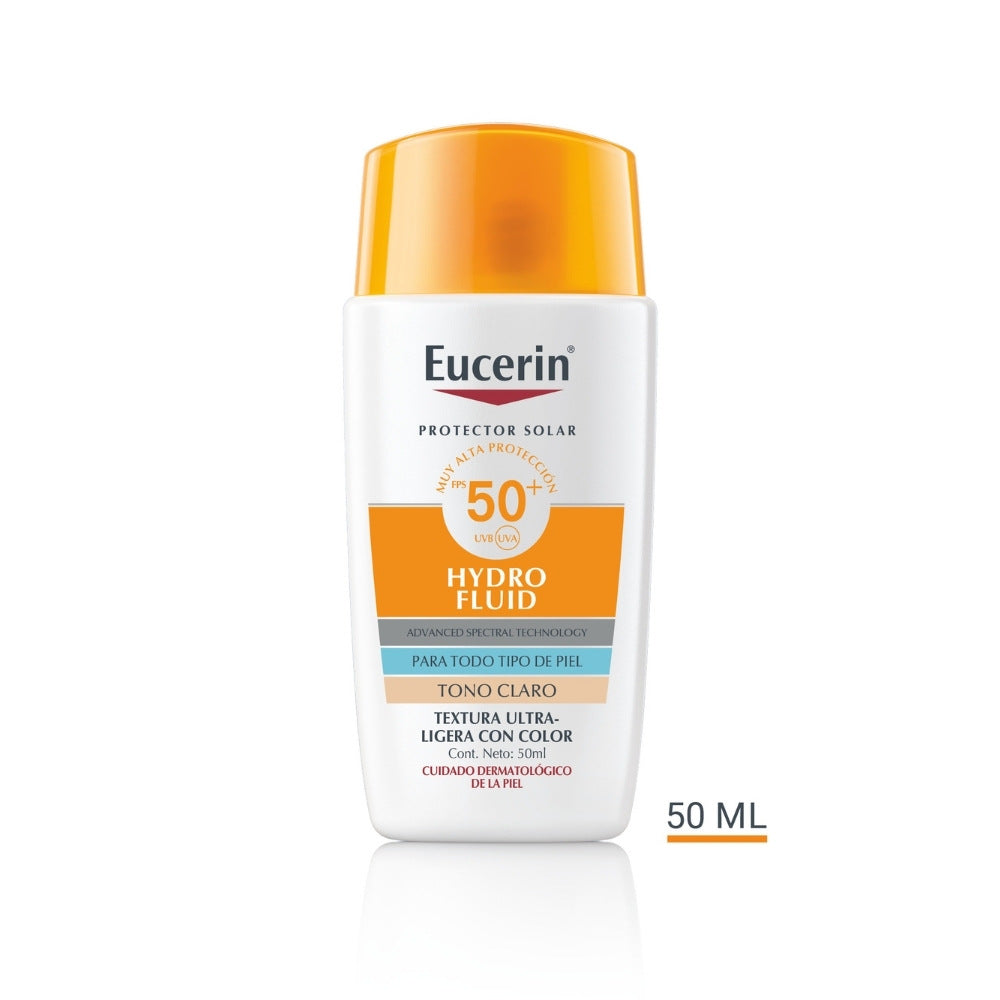 EUCERIN SUN HYDRO FLUID SPF 50+ CLARO FRASCO 50 ML