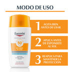 EUCERIN SUN HYDRO FLUIDO SPF 50+ FRASCO 50 ML