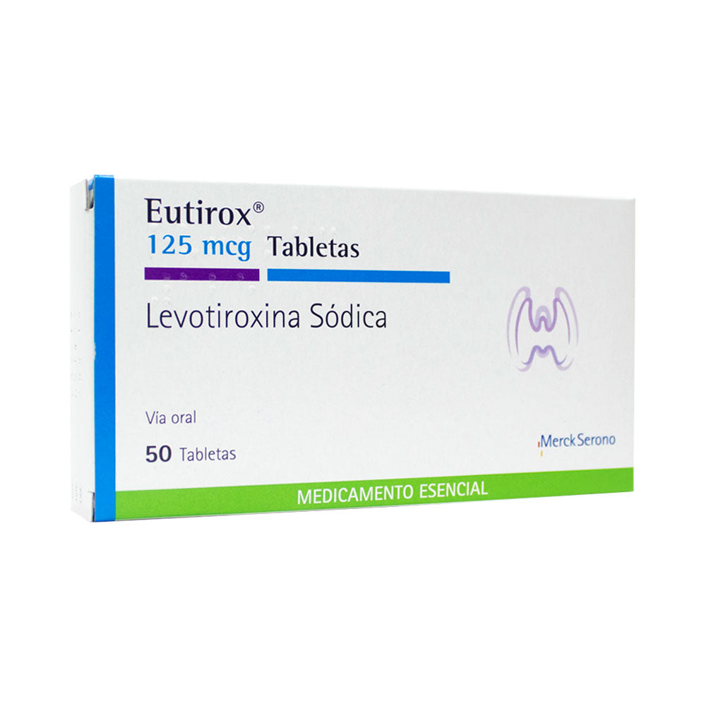 EUTIROX TABLETAS 125 MCG CAJA X 50 UNDS