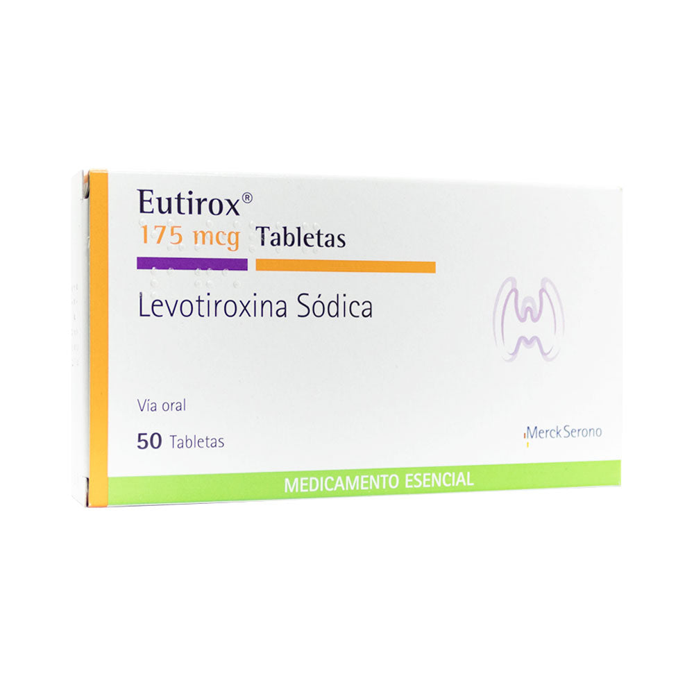 EUTIROX TABLETAS 175 MCG CAJA X 50 UNDS