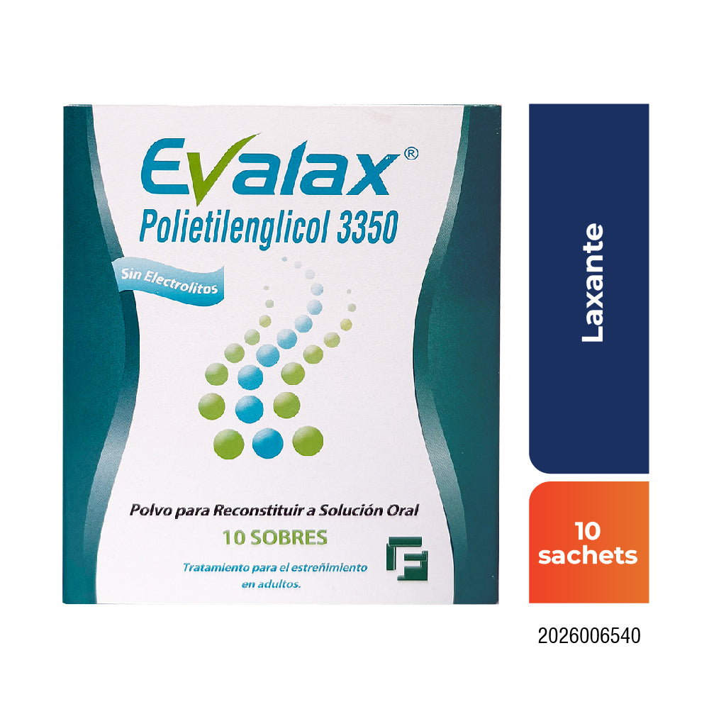 EVALAX SOBRES CAJA X 10 UNDS