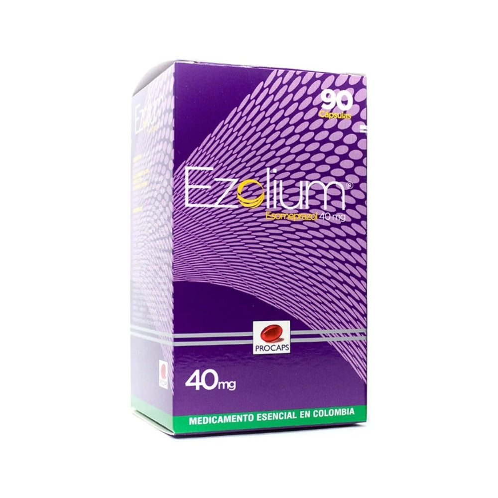EZOLIUM CAPSULAS 40 MG CAJA X 90 UNDS