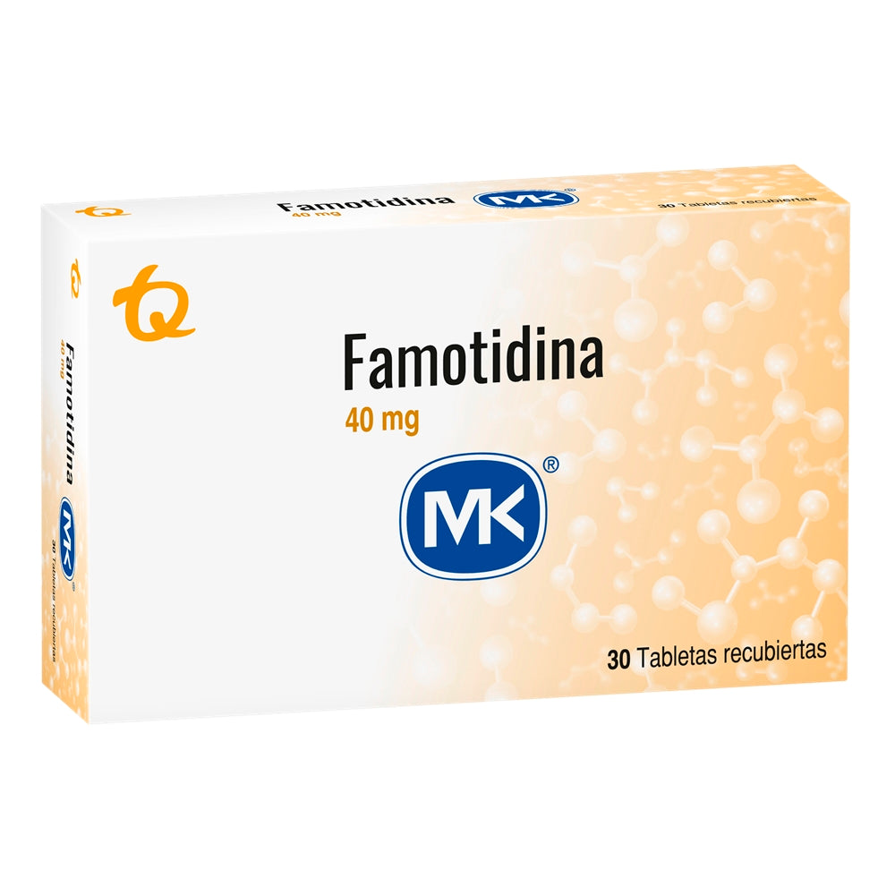 FAMOTIDINA MK TABLETAS 40 MG CAJA X 30 UNDS