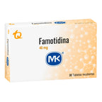 FAMOTIDINA MK TABLETAS 40 MG CAJA X 30 UNDS