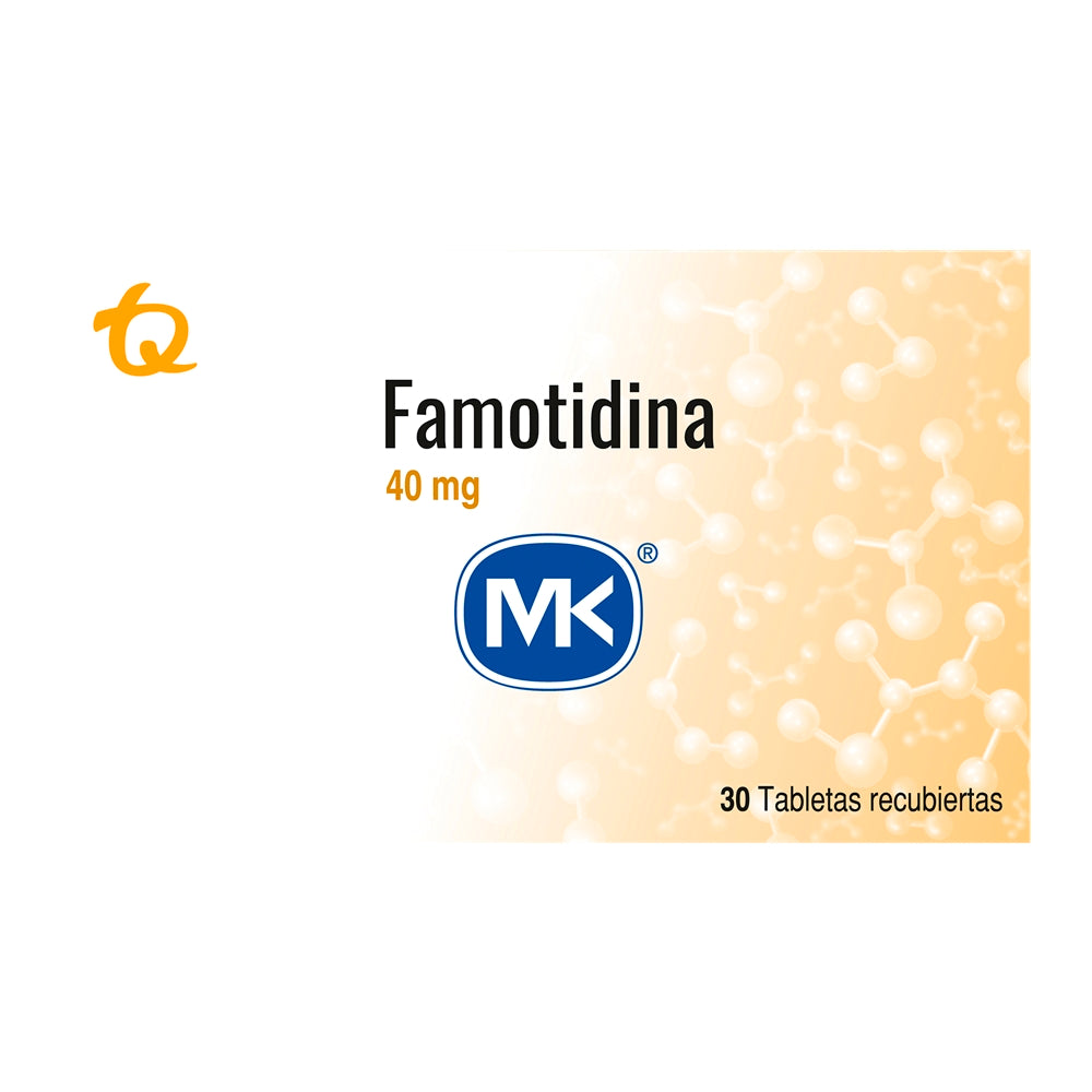 FAMOTIDINA MK TABLETAS 40 MG CAJA X 30 UNDS