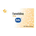 FAMOTIDINA MK TABLETAS 40 MG CAJA X 30 UNDS