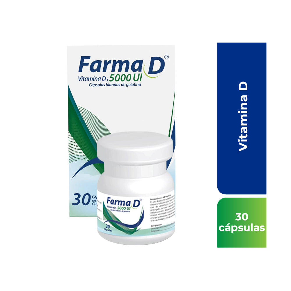 FARMA D CBG CAPSULAS 5000 UI FRASCO X 30 UNDS