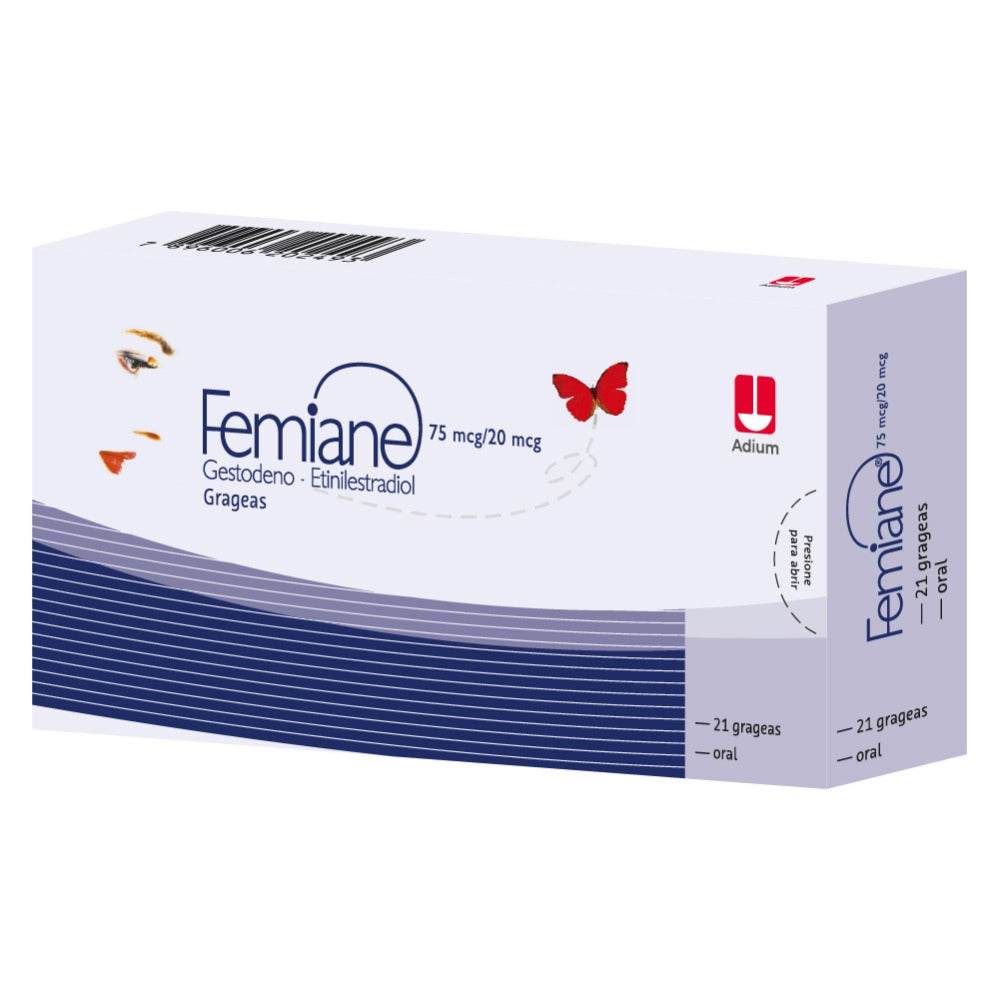 FEMIANE GRAGEAS CAJA X 21 UNDS