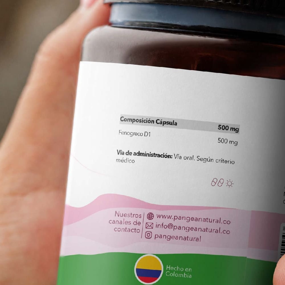 FENOGRECO PANGEA CAPSULA 500 MG FRASCO X 60 UNDS