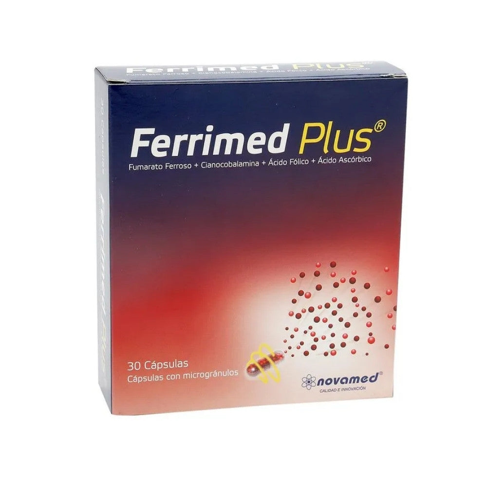 FERRIMED PLUS CAPSULAS CAJA X 30 UNDS