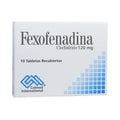 FEXOFENADINA COLMED TABLETAS RECUBIERTAS 120 MG CAJA X 10 UNDS