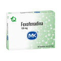 FEXOFENADINA MK TABLETAS 120 MG CAJA X 10 UNDS