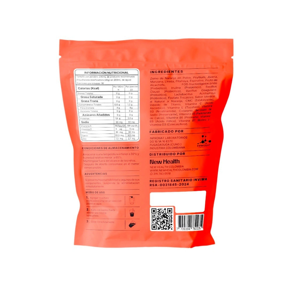 FIBER + DIGEPLUS NEW HEALTH DOYPACK 600 G
