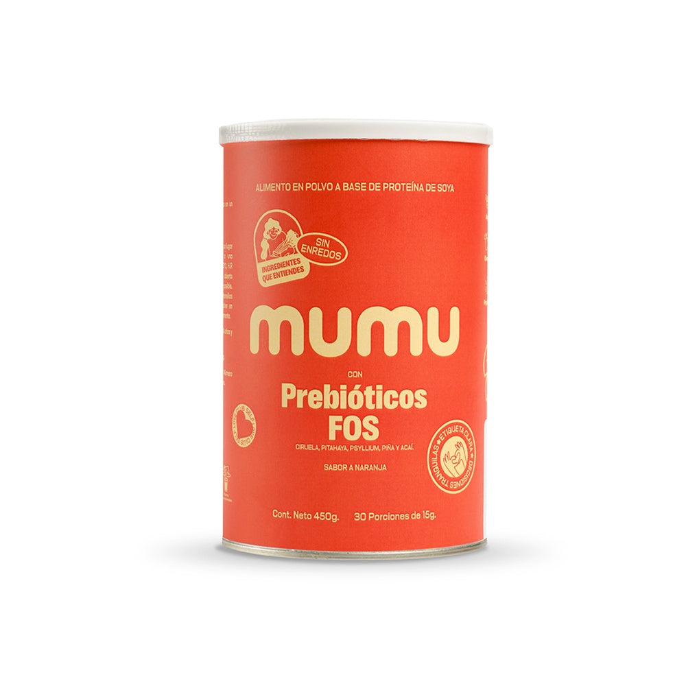 FIBRA PREBIOTICA MUMU POLVO POTE 450 G