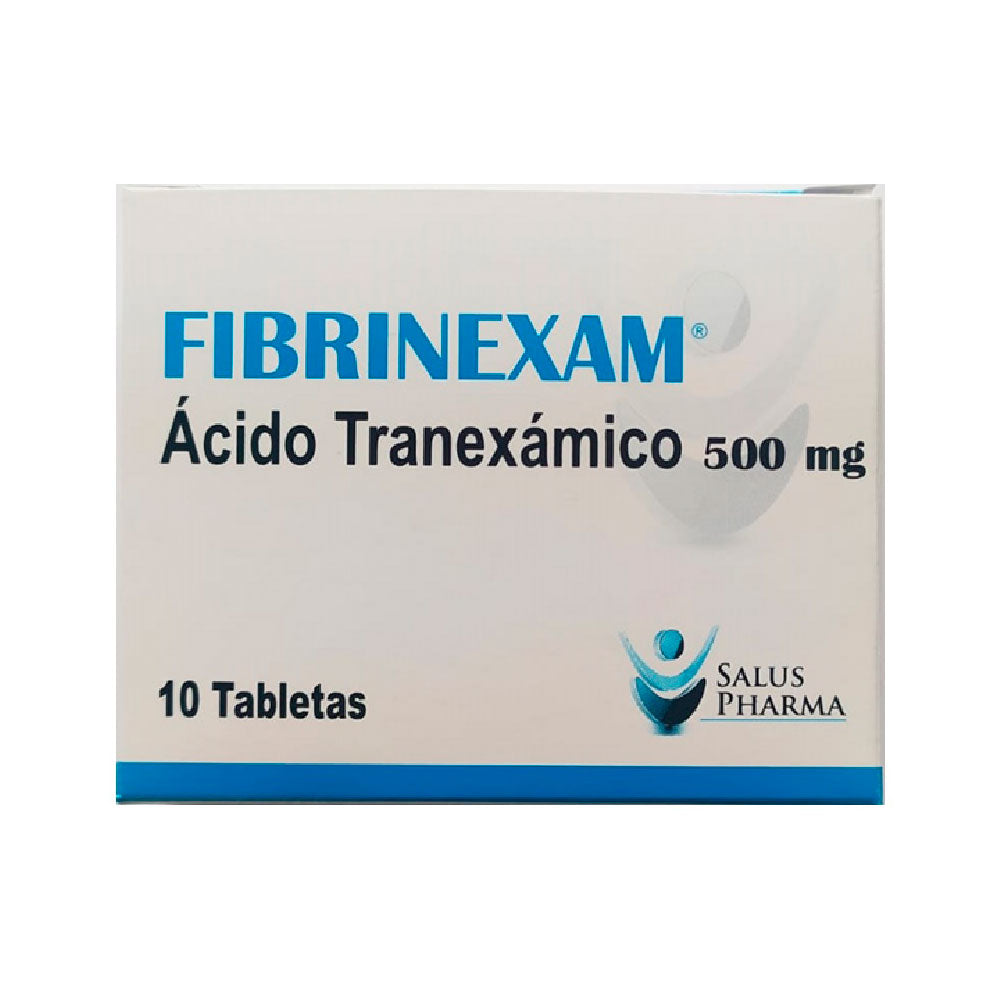 FIBRINEXAM TABLETAS 500 MG CAJA X 10 UNDS