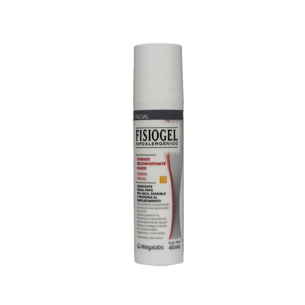 FISIOGEL CREMA FACIAL SPF 20 TUBO 40 ML