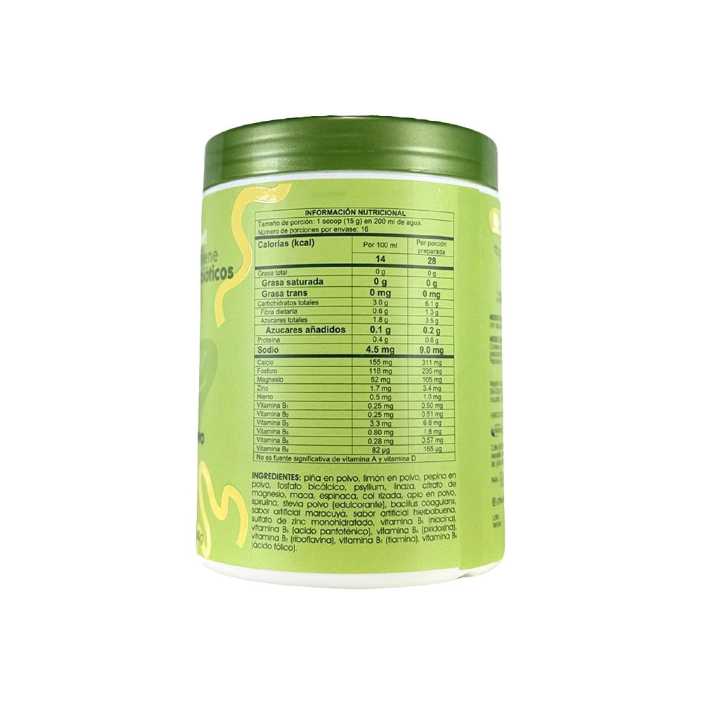 FIT JUICE JUGO VERDE DITI POLVO MARACUYA HIERBABUENA BOLSA 240 G