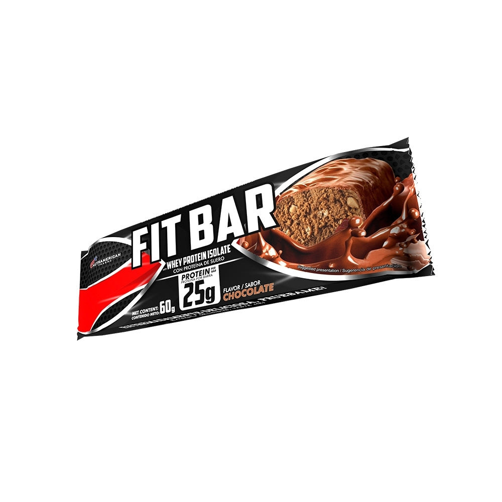 FITBAR NUTRAMERICAN PROTEINA CHOCOLATE BARRA 60 G