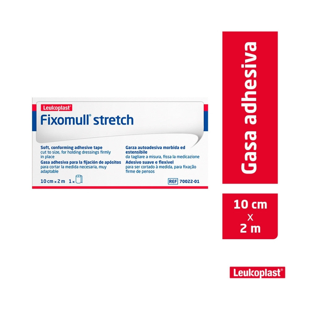 FIXOMULL STRETCH 10CMX2M GASA ADHESIVA CAJA X 1 UND